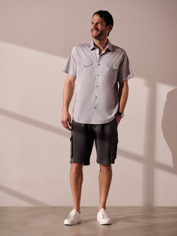 Drawstring Cargo Short