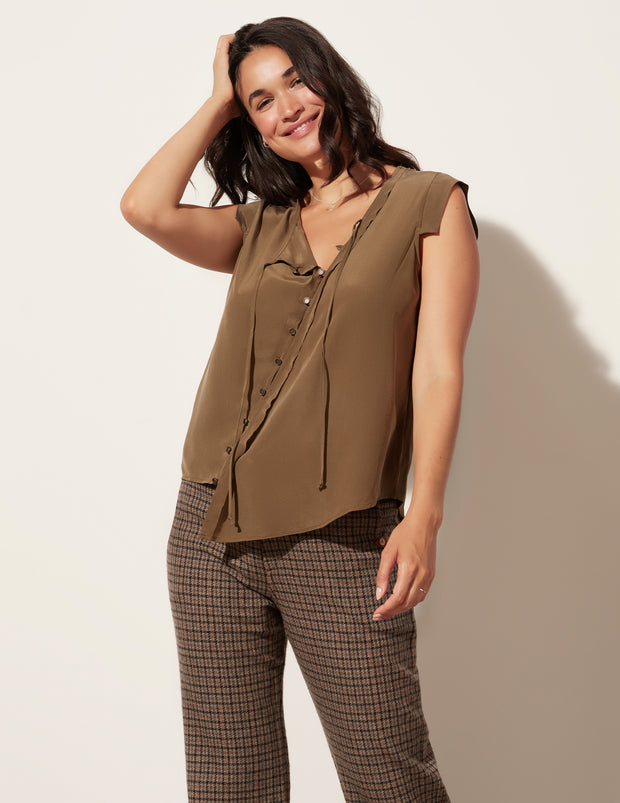 Straight Leg Drawstring Pant
