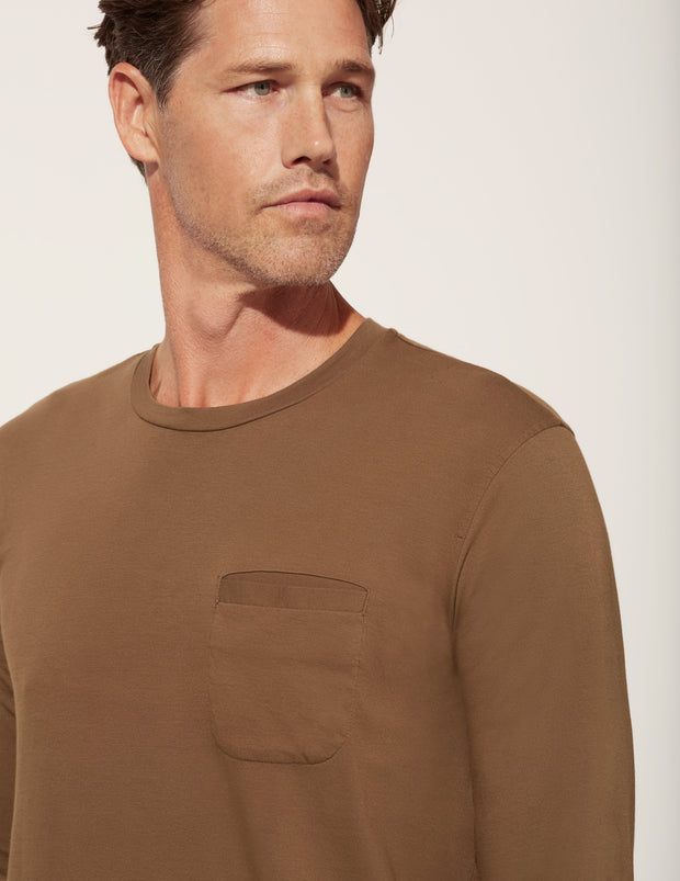 Long Sleeve Pocket T Shirt