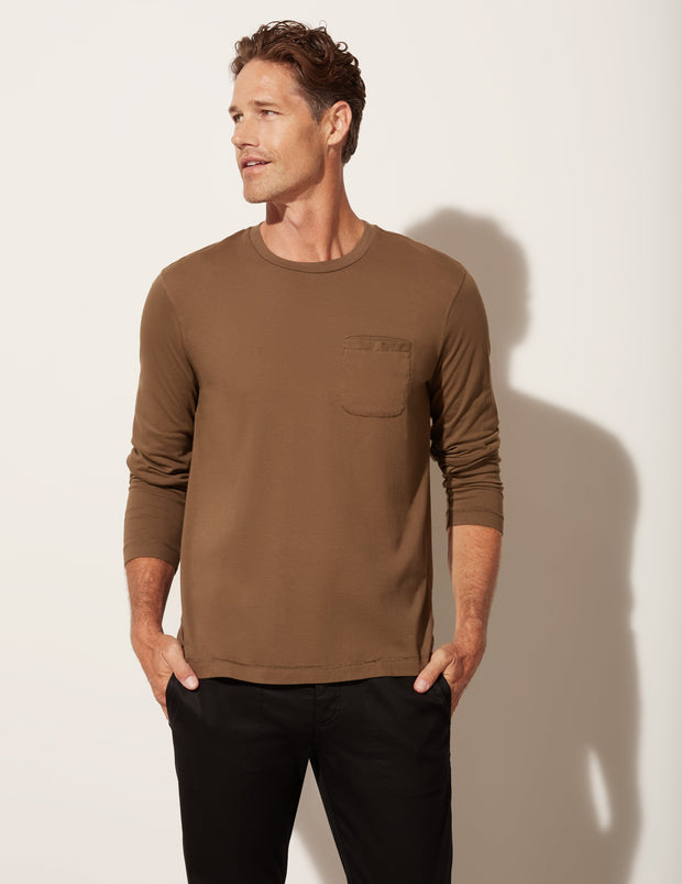 Long Sleeve Pocket T Shirt