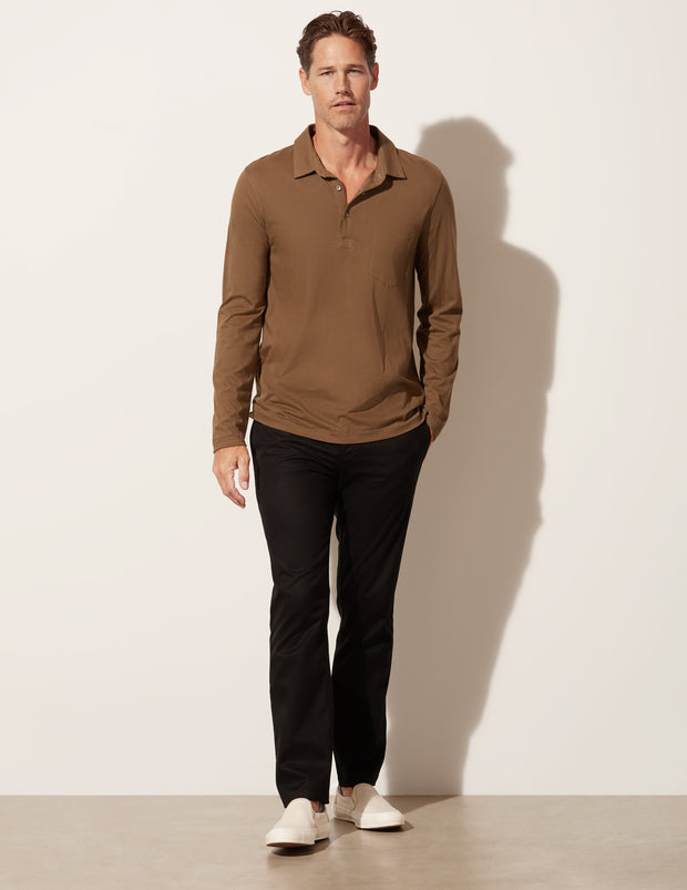 Long Sleeve Pocket Polo