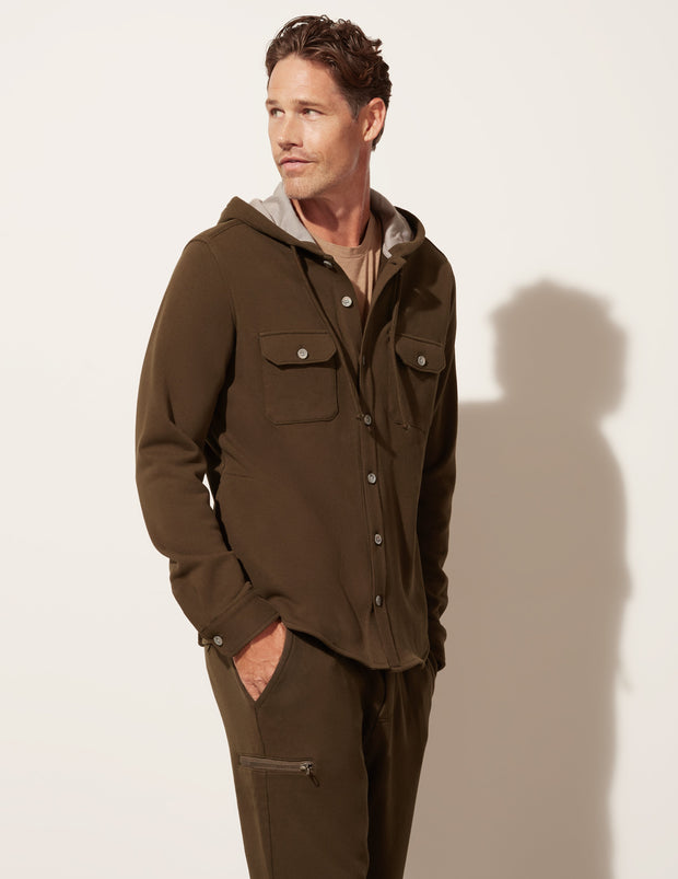 Hooded Shirt Jacket
