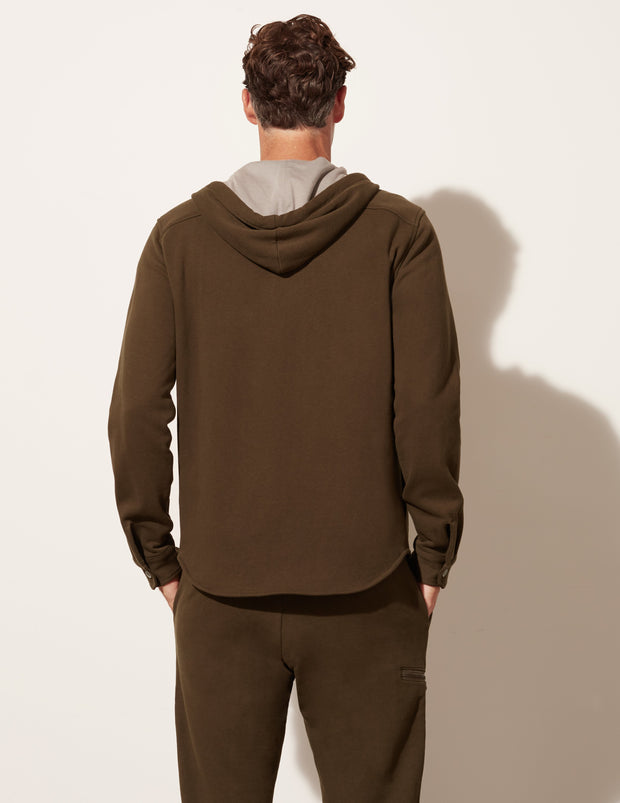 Hooded Shirt Jacket