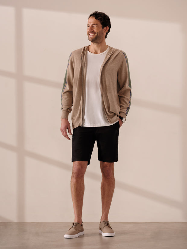 Cashmere Stripe Hoodie