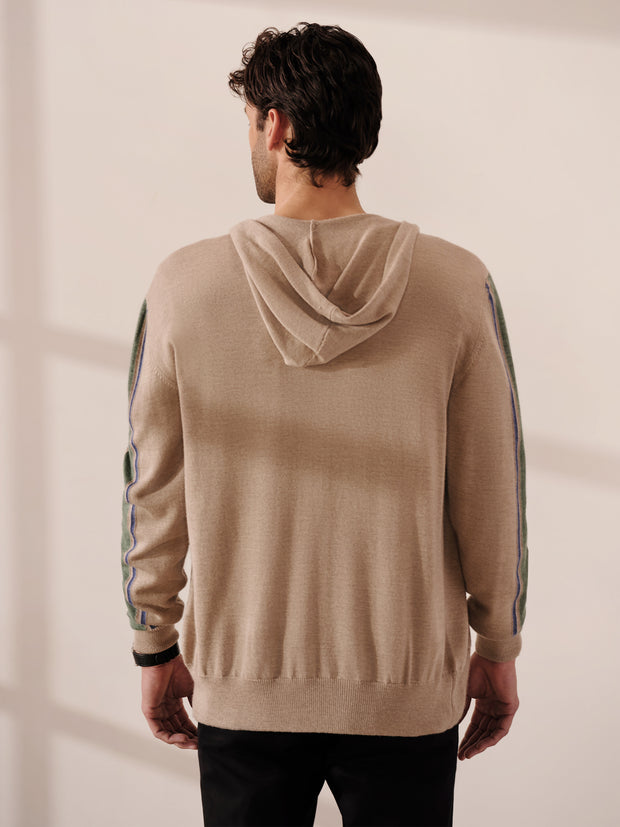 Cashmere Stripe Hoodie