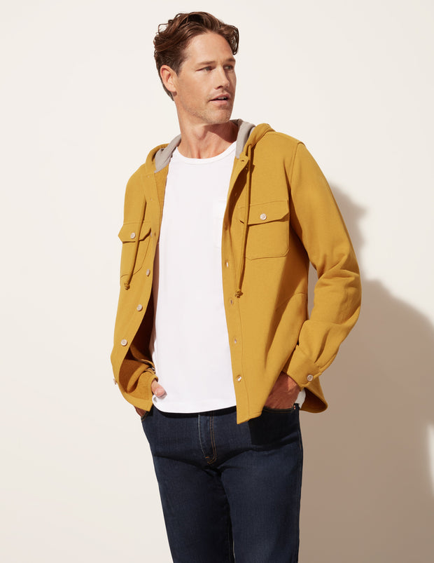 Hooded Shirt Jacket