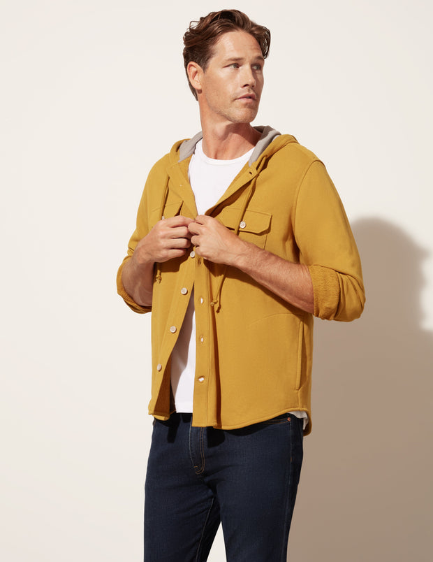 Hooded Shirt Jacket