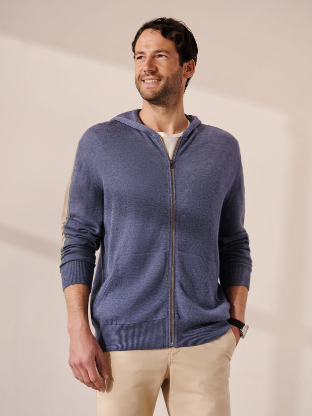 Cashmere Stripe Hoodie