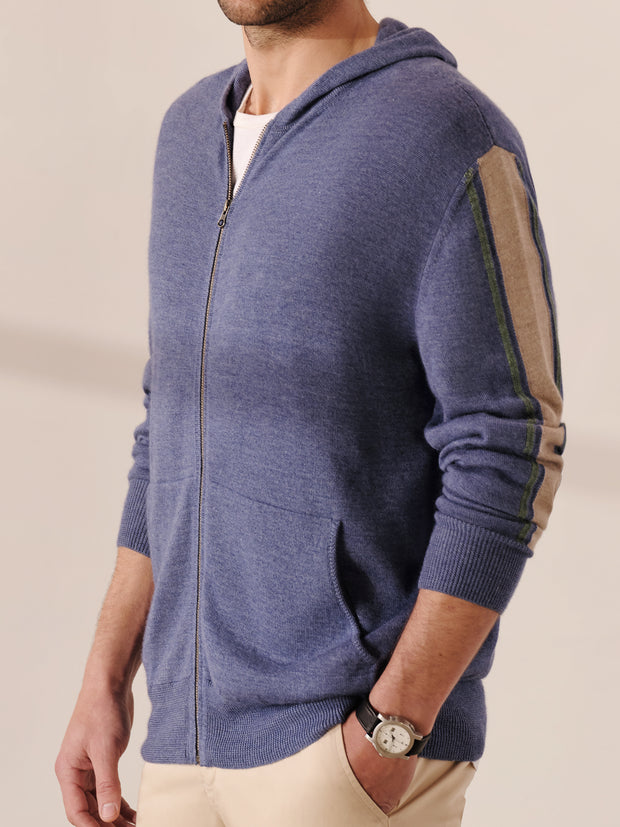 Cashmere Stripe Hoodie