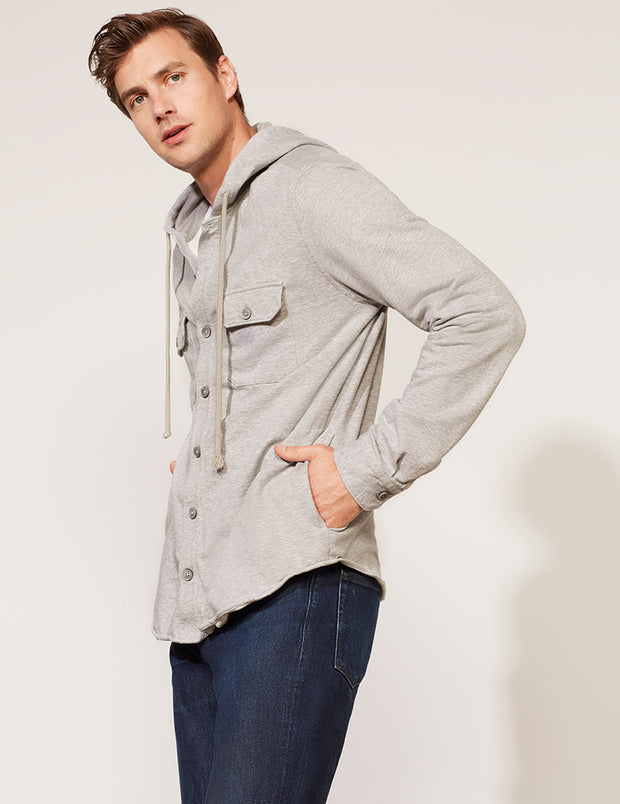 Hooded Shirt Jacket