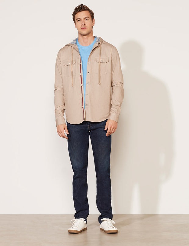 Hooded Shirt Jacket