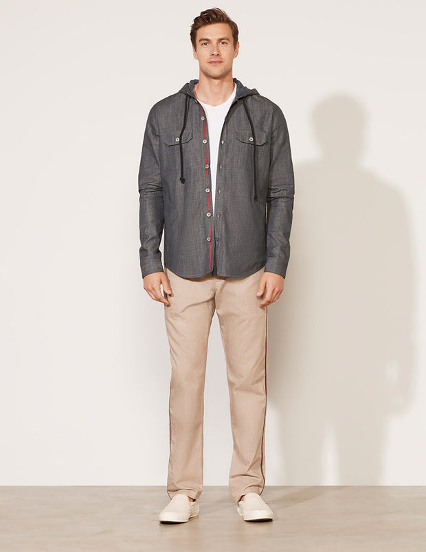 Hooded Shirt Jacket