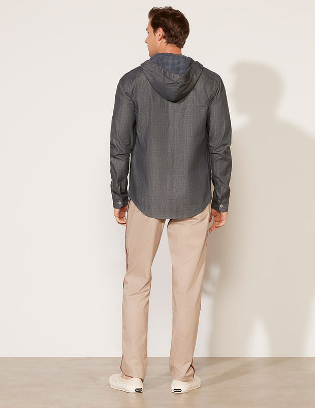 Hooded Shirt Jacket