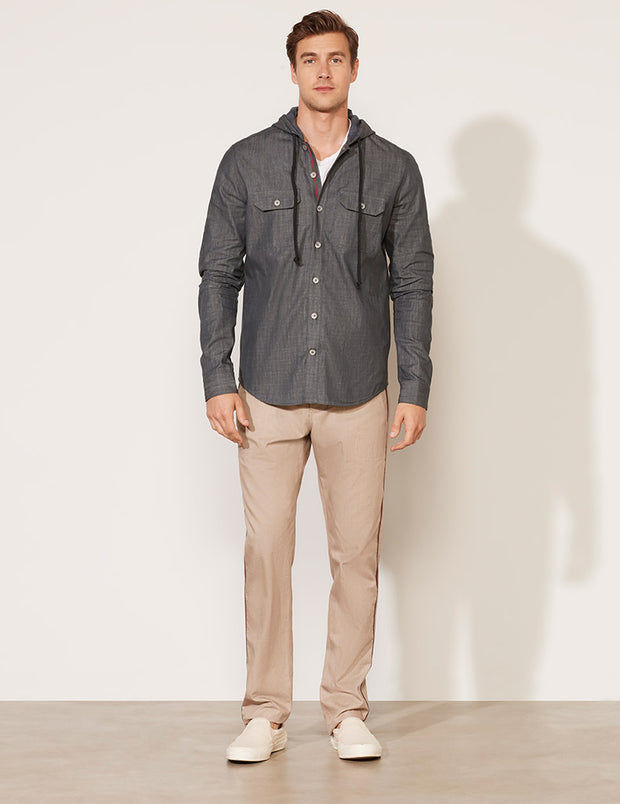 Hooded Shirt Jacket