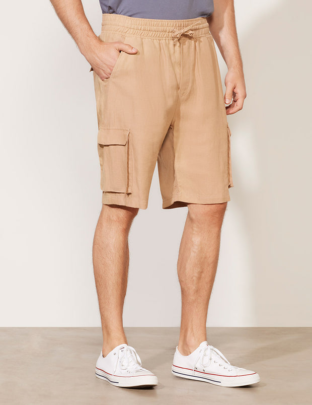 Drawstring Cargo Short