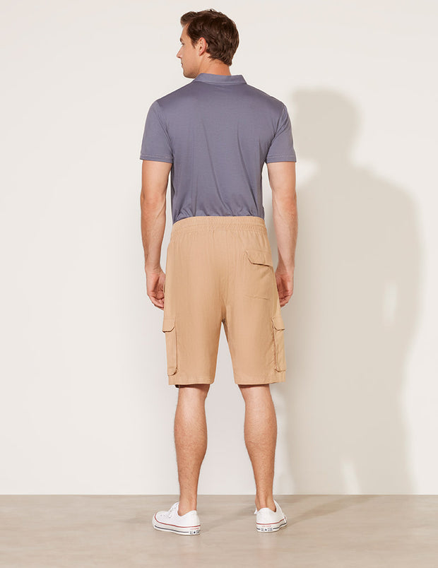 Drawstring Cargo Short